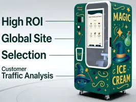 Робот-продажная машина для мороженого ROI: 5 реалистичных сценариев, основанных на местоположении и объеме трафика